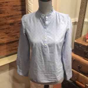 Talbots cotton button down shirt